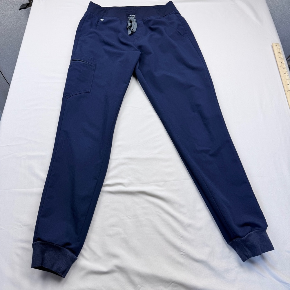 Figs Navy Drawstring Jogger Pants Set of 2 - Picture 5 of 14